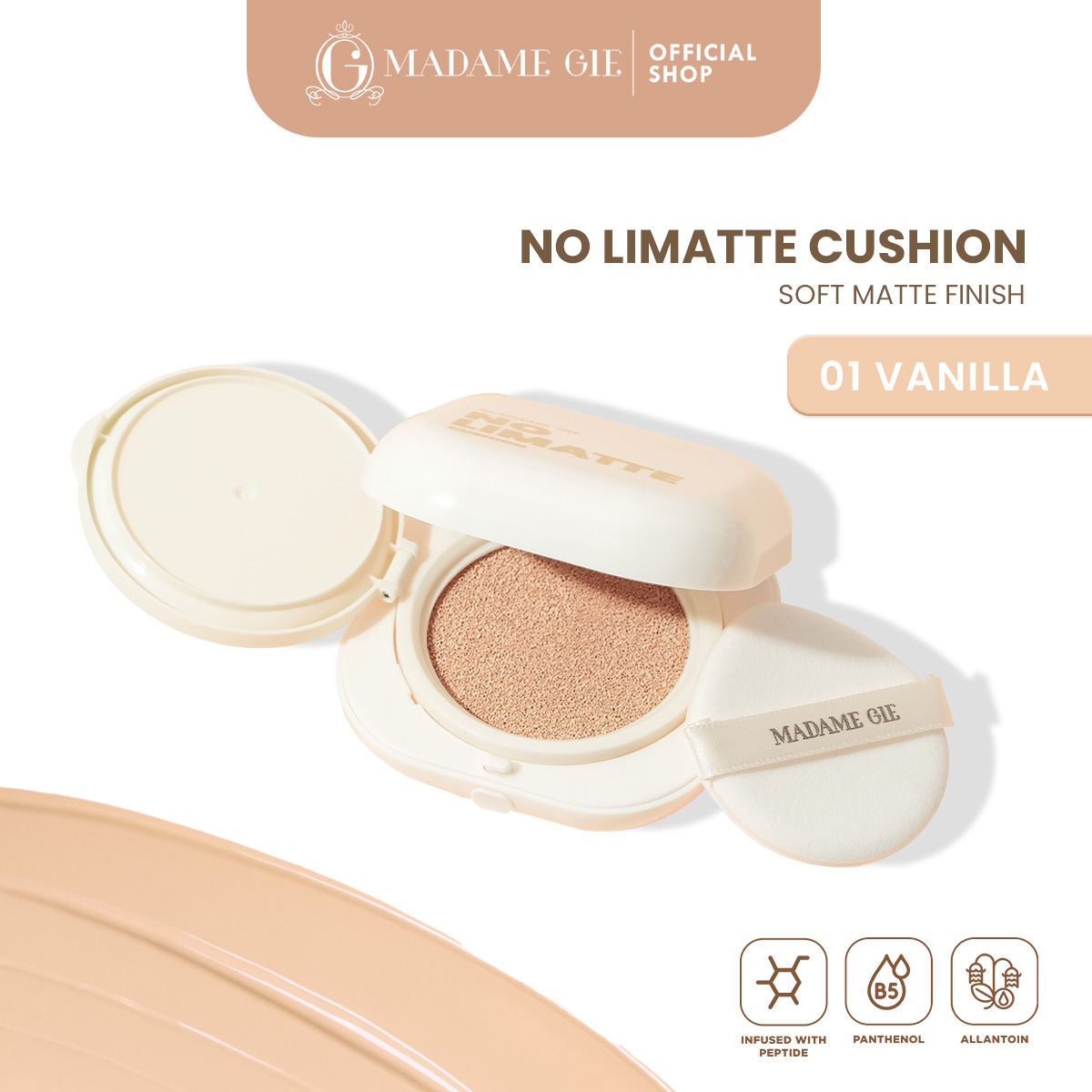 No Limatte Cushion - Vanilla