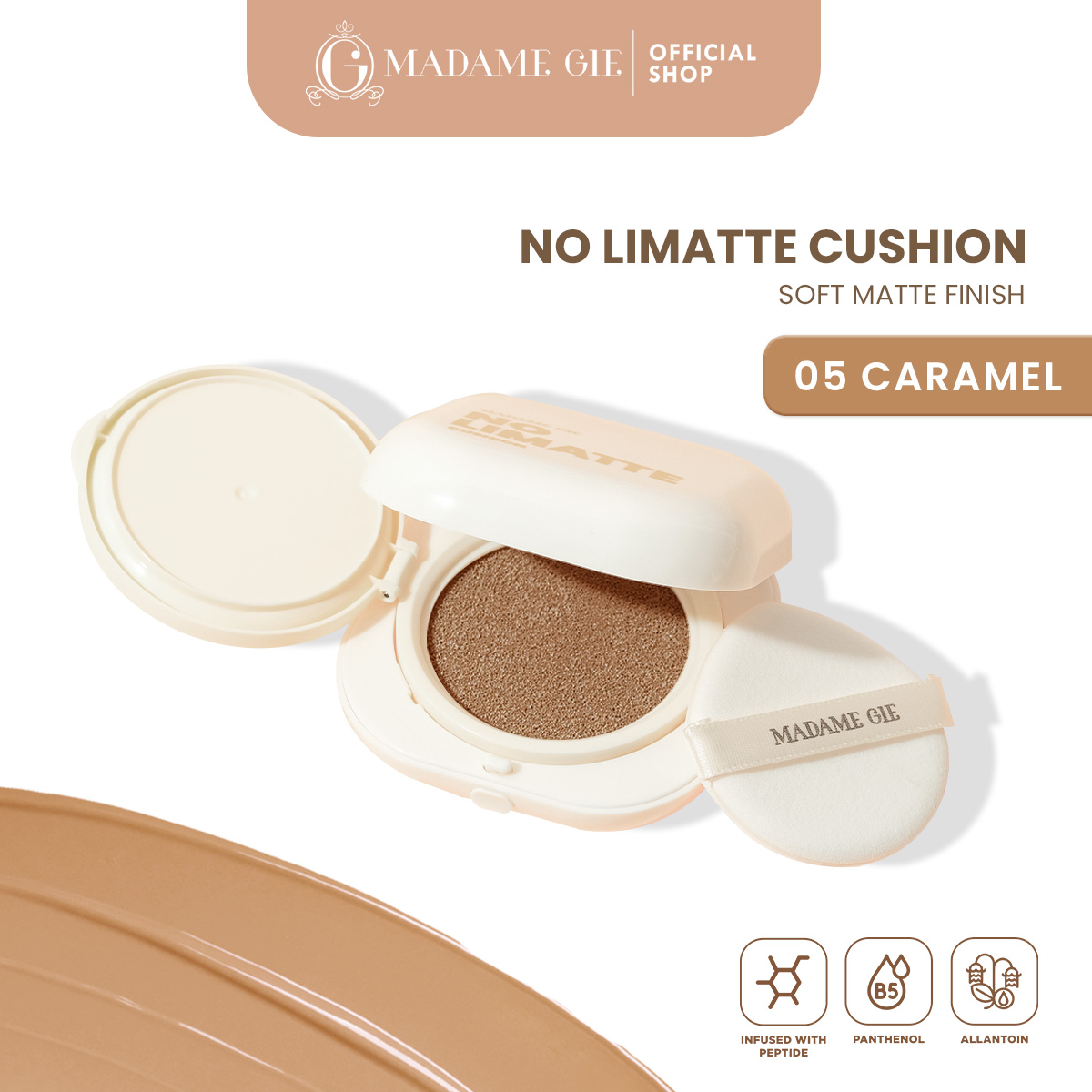 No Limatte Cushion - Caramel